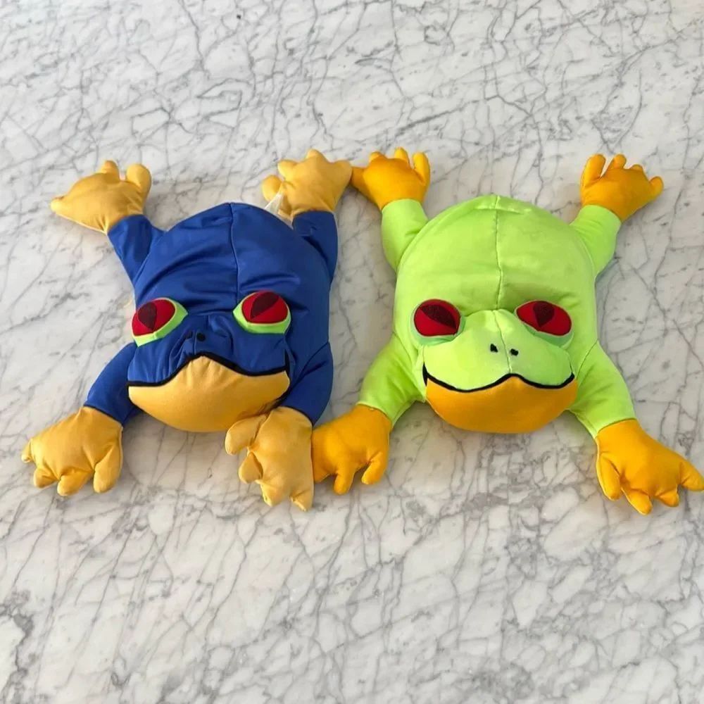 RAINFOREST Pool Toy CAFE FROG ELECTRIC MICROBEAD PILLOW TOY POLYFOAM BUNDLE RARE